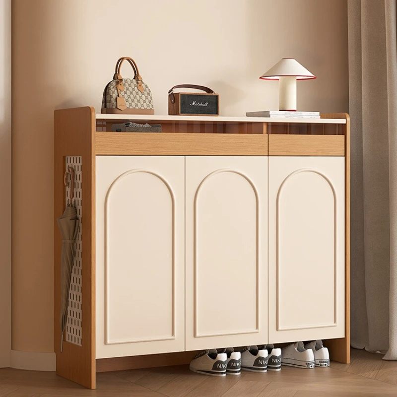 

Wooden Design Shoes Cabinet Organizers Women Family Vertical Shoes Cabinet Bedroom Storage Schuhschrank Furniture For Home