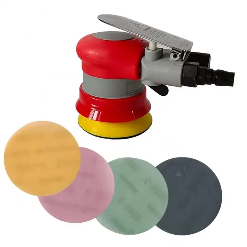 50 Pcs of KOVAX 3 Inch Soft Sandpaper 75mm Round Self-adhesive Flocking Dry Sanding Paper Car Paint Finish Polishing