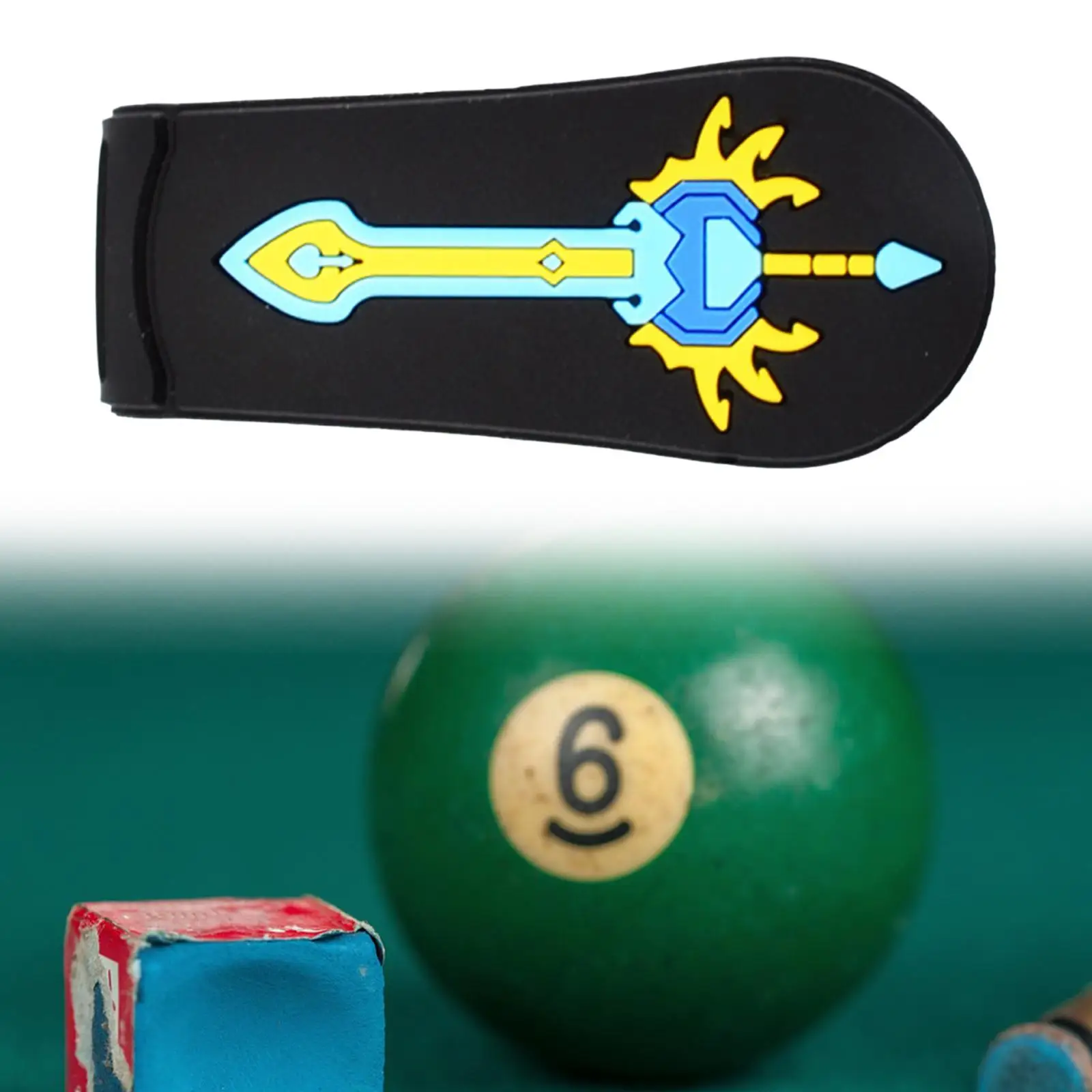 

Billiard Chalk Holder Clip Lightweight Professional Supplies Snooker Accessories Portable