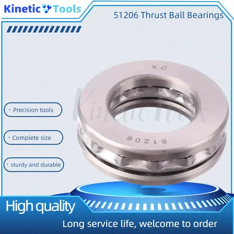 51206 Thrust Ball Bearings Deep Groove Ball Bearing for Generator Bearin Skate Shoes Thrust Ball Bearing