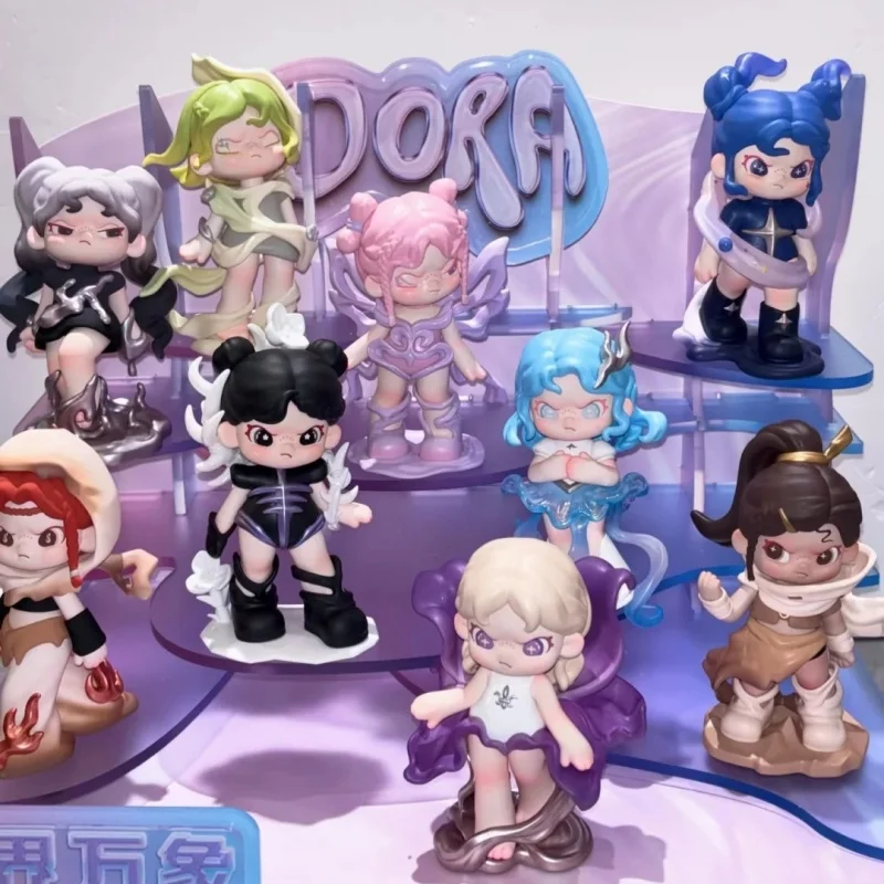 

2025Новый натуральный материал Dora V7, серия Vistas, глухая коробка, милые модные аксессуары для кукол ручной работы, загадочная коробка, настольное украшение, подарок