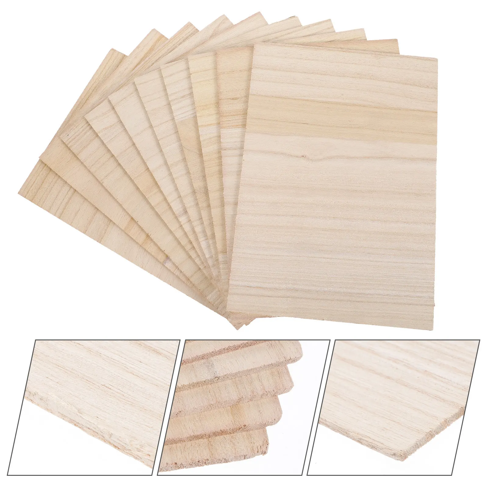 10Pcs Professional Taekwondo Breaking Board Set Made of High-Quality Wood for Kids Training -Coated Convenient Portable