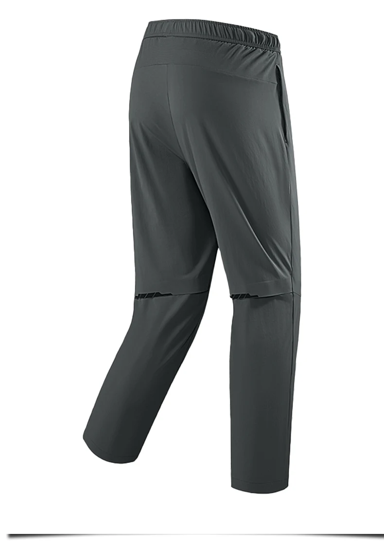 EUMERGX Wanderhose für Herren und Damen, Sommer-Trekking-Bergsteigerhose, wasserdichte Hose, Unisex, leicht, schnell trocknend, Baggy-Jogginghose – Detail 16