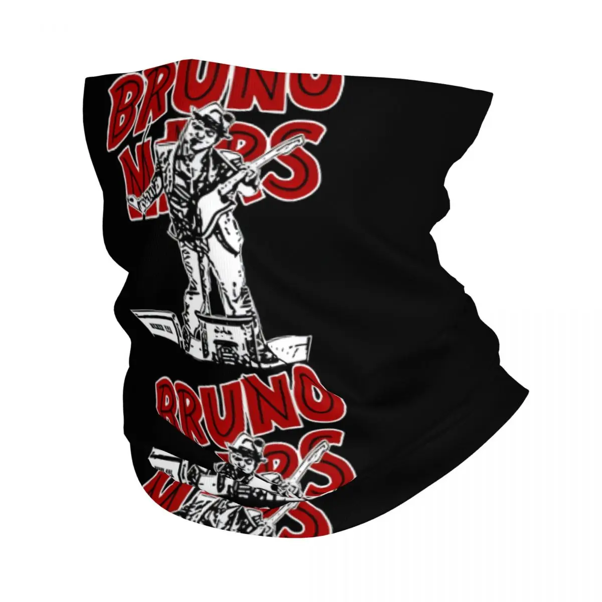 Perform Fanart Bruno Mars Bandana Neck Cover Motocross Wrap Scarf Cycling Face Mask Hiking Unisex Adult Breathable