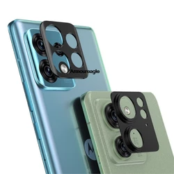 Black Aluminum Alloy Camera Lens Screen Protector for Motorola Moto Edge 40 Pro Metal Camera Cover On for Edge40 40Pro Back Ring