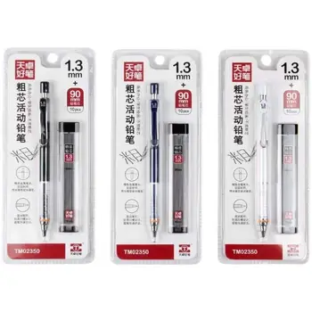 Set di matite automatiche da 1.3mm pressa a matita mobile con nucleo spesso speciale per l'apprendimento della pittura degli studenti delle scuole primarie dei bambini