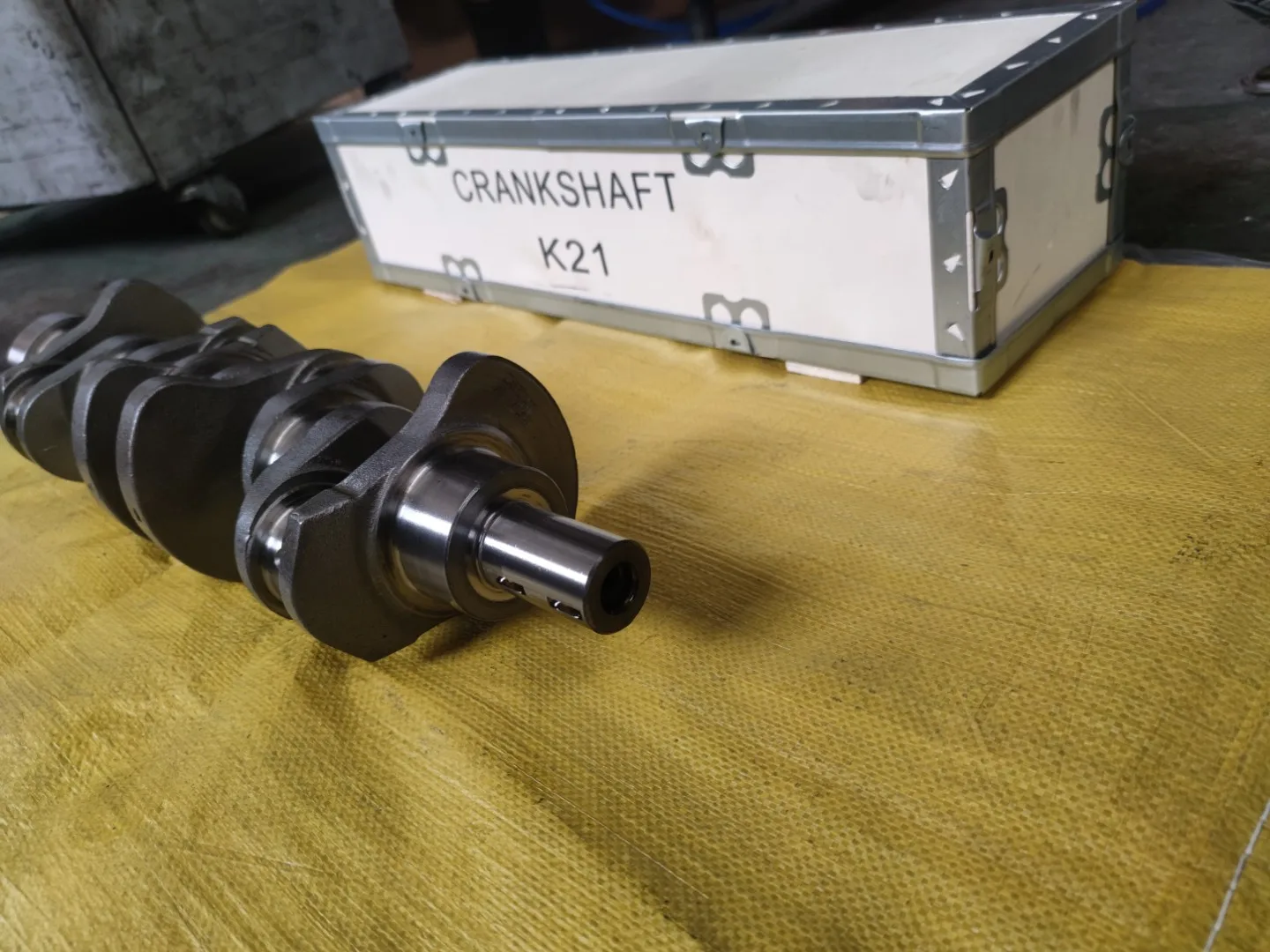 Excavator Engine K15 K21 K25 Crankshaft Fit For NISSAN Diesel