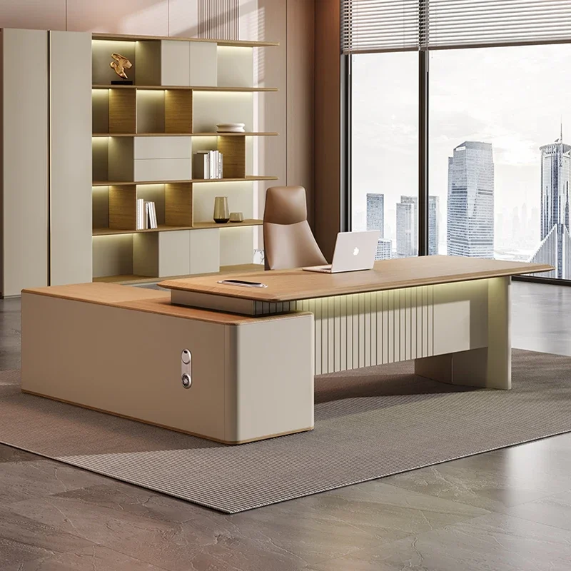 

Table Desktop Desk Corner Office Workstation Computer Professional Furniture Sillas De Oficina Supplies Accessories Modern