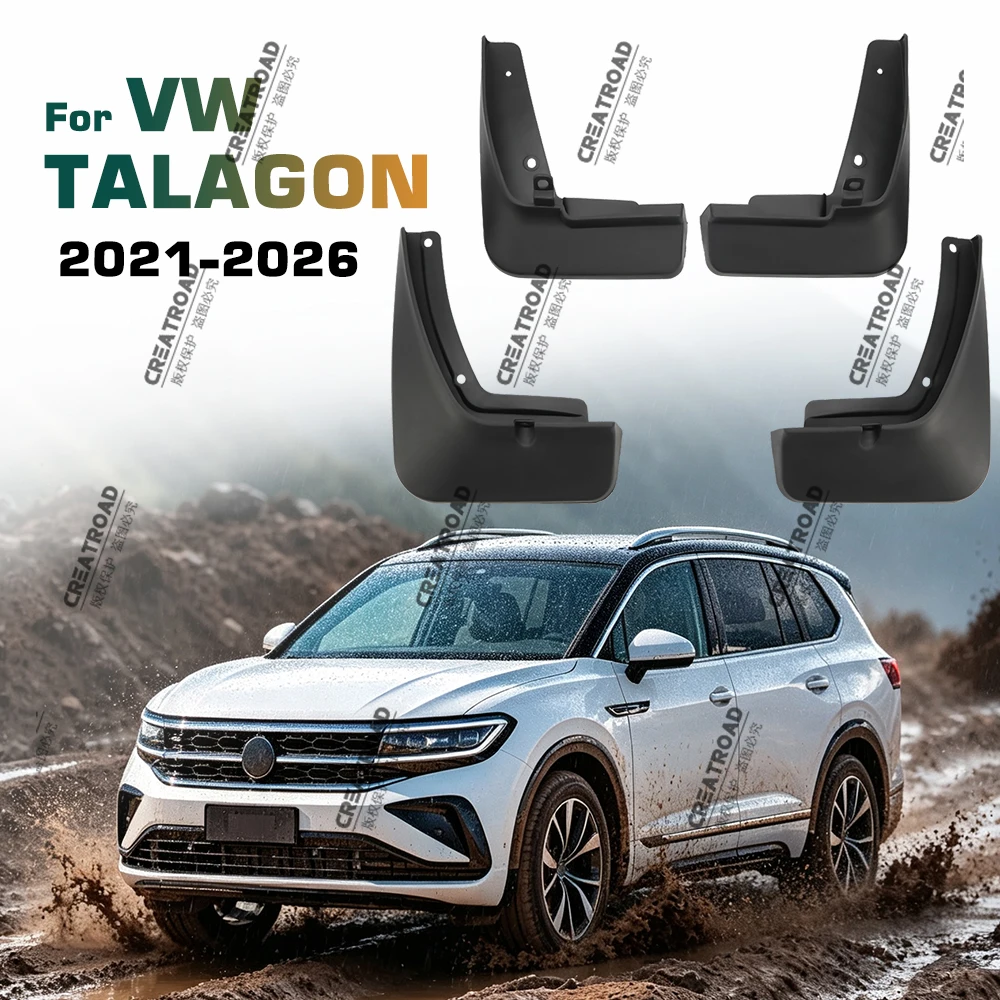 Fender Mudflaps For Volkswagen VW TALAGON 2021 2022 2023 2024 2025 2026 Splash Guards Mudguards Mud Flaps car Accessories