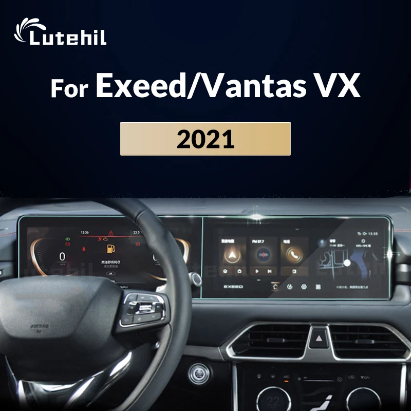 

For EXEED/VANTAS VX 2021 Car Navigation Tempered Glass Screen Protective Film GPS LCD Dash Board Screen Sticker