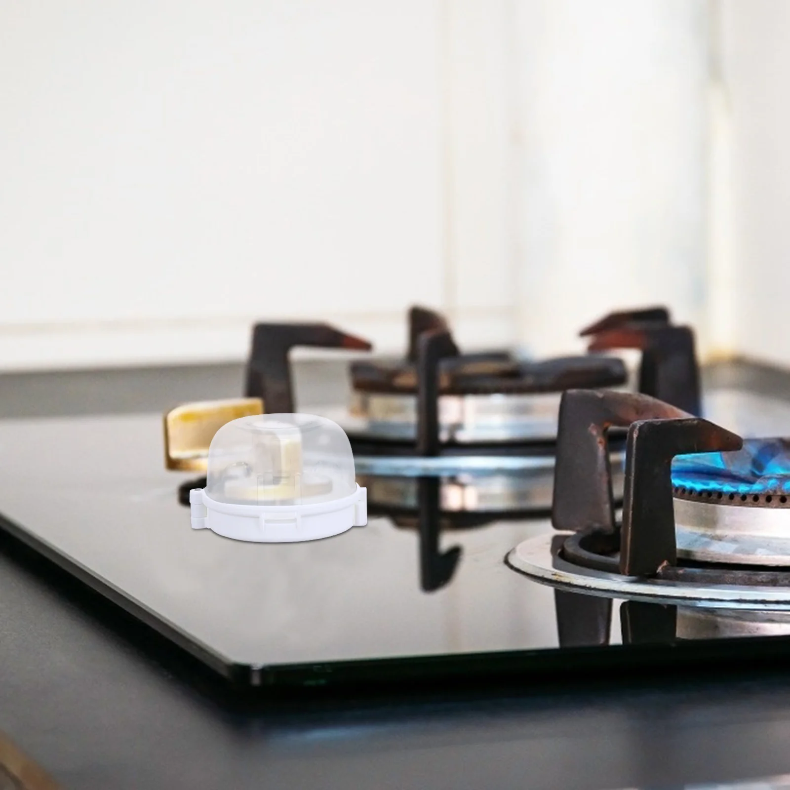 

2Pcs Child Proof Stove Knob Cover Transparent Gas Safety Guard Easy Install No Adhesive Durable Wear-Resistant