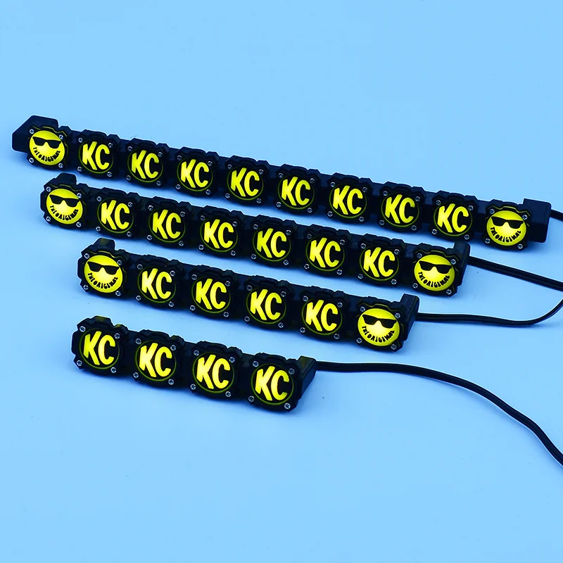 

For 1/10 RC Crawler Car Traxxas Trx4 Axial Scx10 Yikong RC4WD D90 Croboll MK07 MJX H8H KM LED Roof Lights Glowing Expression