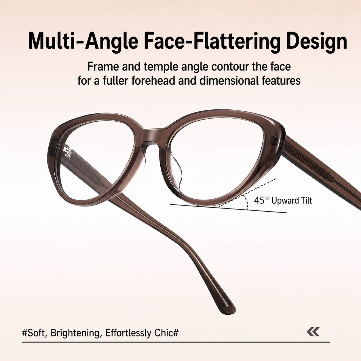 Women 2026 Trendy Retro Eyepiece Y2K Cat Eye Transparent  Glasses Decorative Eyewear  Light Blocking Eyeglasses Wholesale