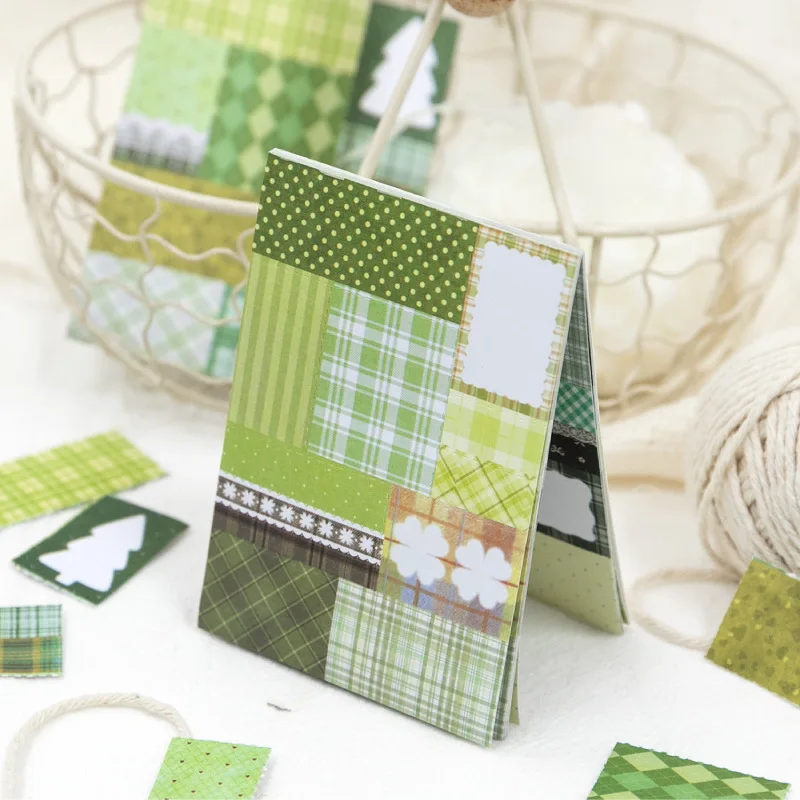 

20pcs/lot Memo Pads Material Paper Afternoon's Slow Stain Junk Journal Scrapbooking Cards Retro Background Decoration Paper