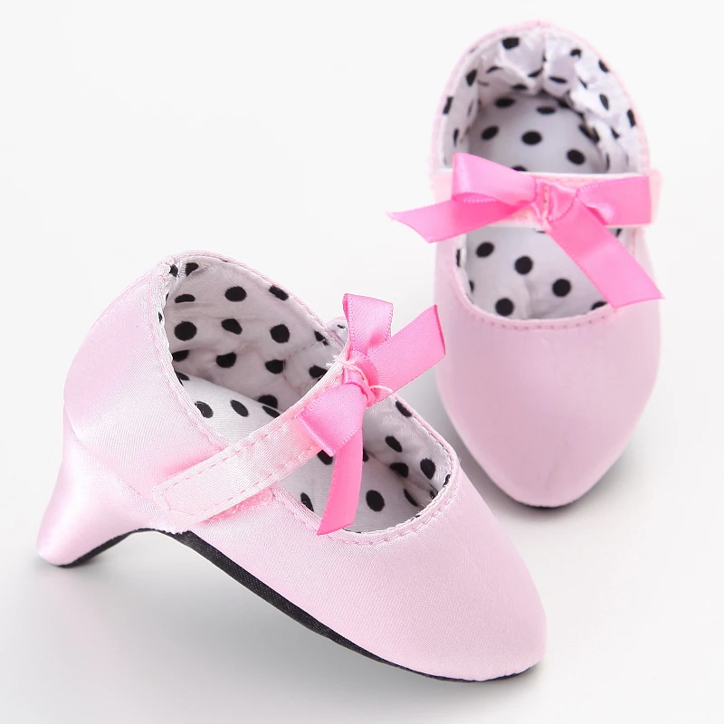 New spring And Autumn Baby Girls Non-slip Toddler Shoes Baby Girls Beautiful Bow High Heels Baby Girls High Heels Toddler Shoes