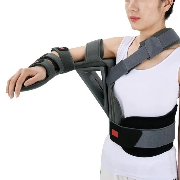 Adjustable Shoulder Abduction Fixation Brace, Shoulder Elbow Arm Support Protective Shoulder Stabilizer Brace