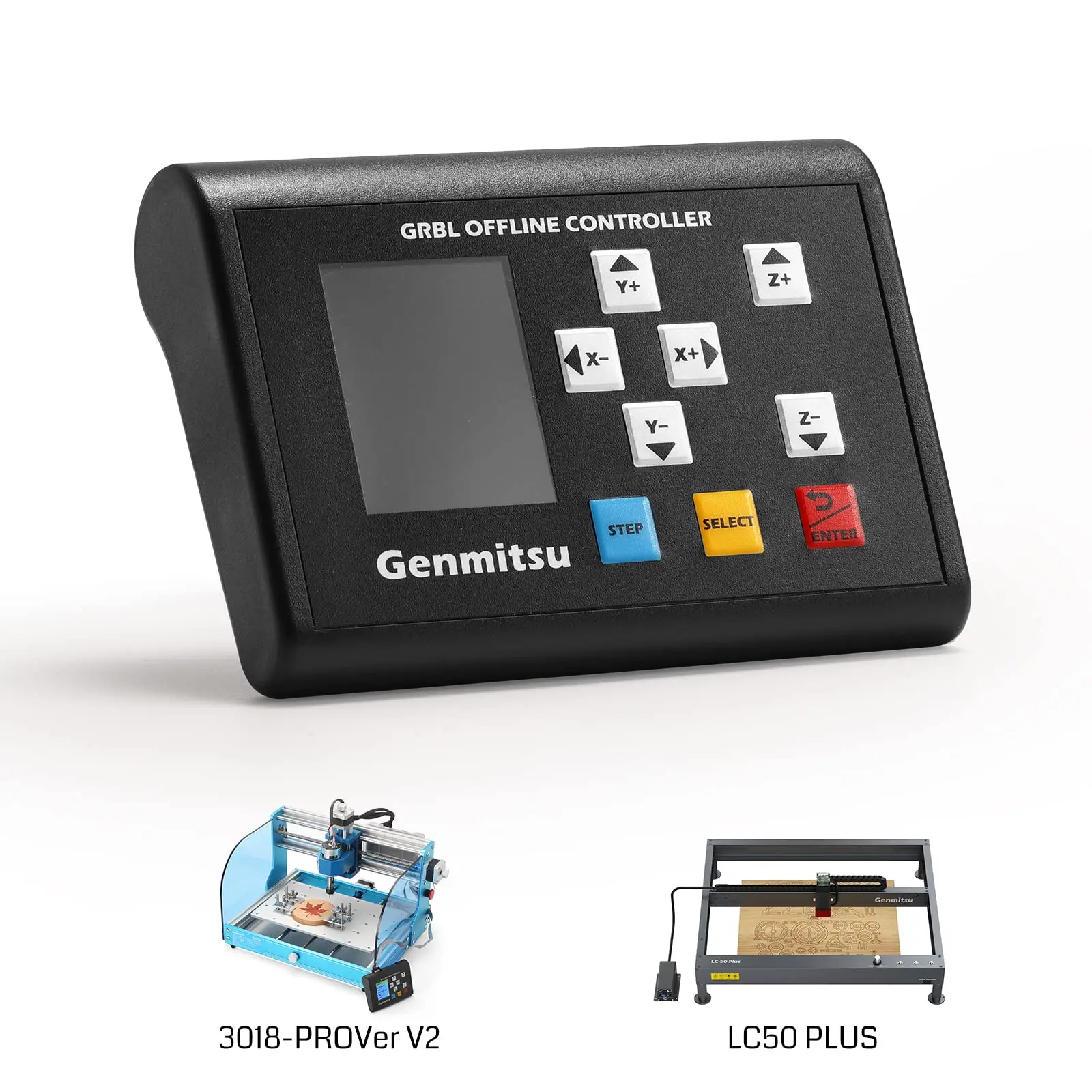 Genmitsu Offline Controller, Offline Control Module for Genmitsu 3018-PROVer V2 CNC Machine, Jinsoku LC-50 Plus Laser Machine