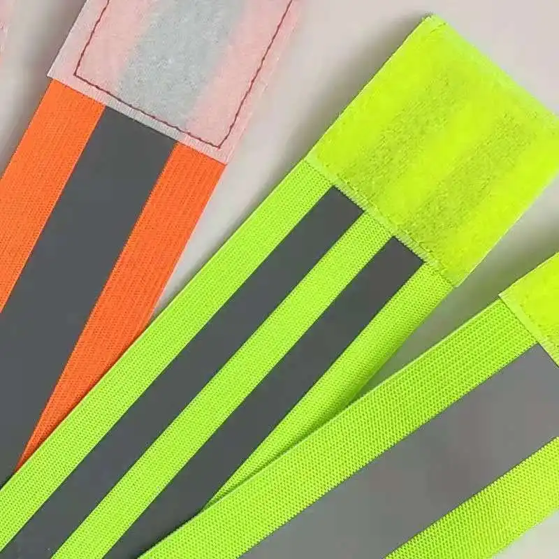 Reflecterend Elastisch Lint Waarschuwingstape Strips Verkeersbeschermend Reflectormateriaal