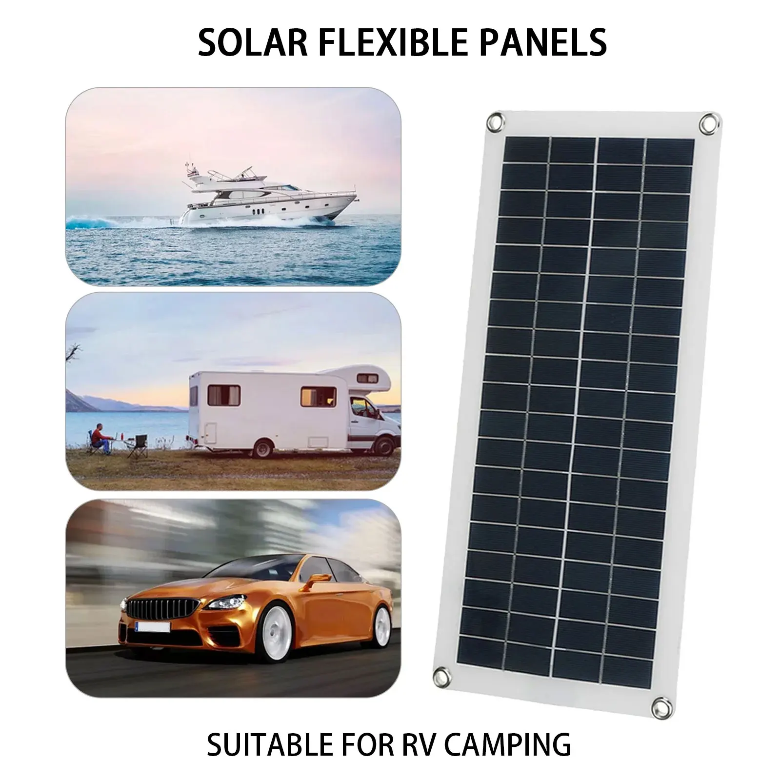 Panel Solar fotovoltaico de 40W, sistema de energía, puerto de controlador USB, portátil, para acampar al aire libre, teléfono móvil, cargador de computadora