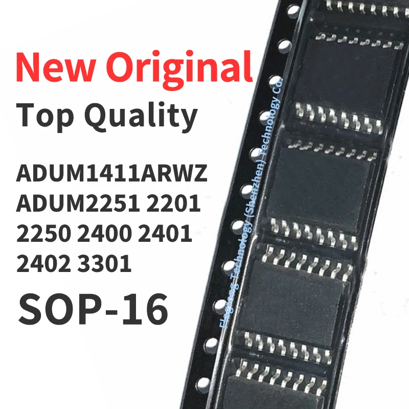 (1 Piece) ADUM2402ARWZ ADUM2401 ADUM2400 ADUM2251 ADUM2250 ADUM2201 ADUM1411 ARWZ SOP-16 New Original Chip