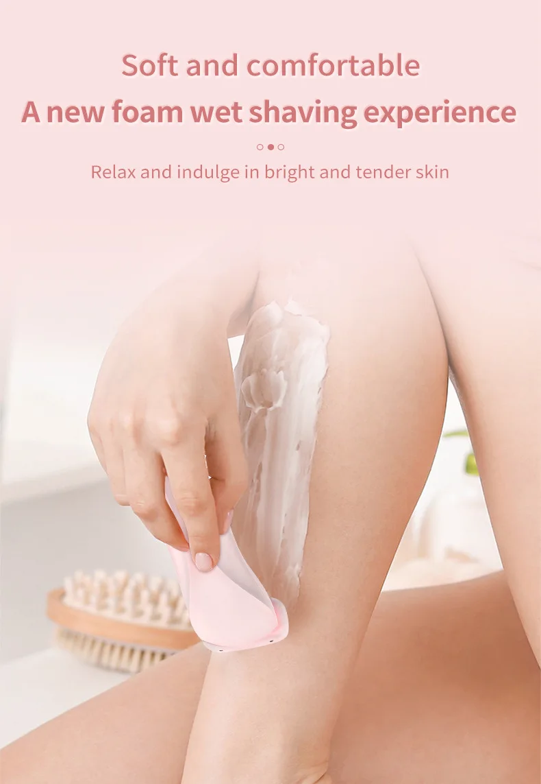 2-in-1-Damenrasierer, elektrischer Damenrasierer, wasserdichter Bikini-Gesichtstrimmer, schmerzlose Haarentfernung für Mädchen, Unterarm, Bein, Körper, Arm – Detail 8