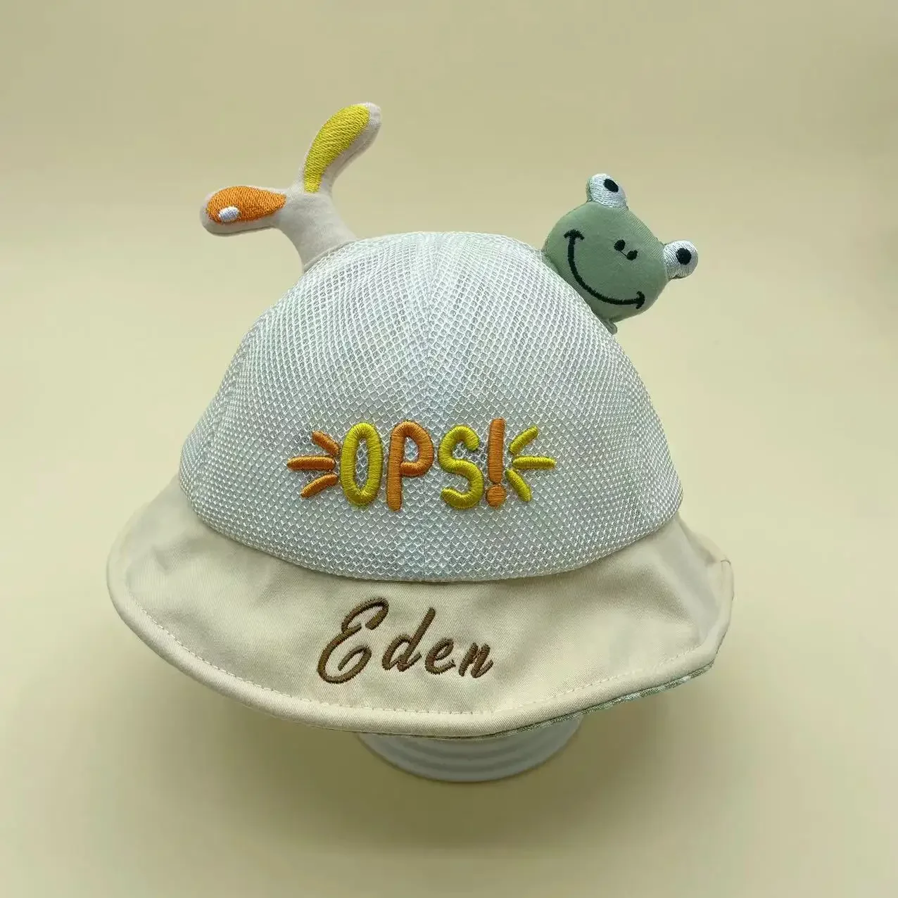 Personalized Baby Hat Name Thin Hat For Boy Breathable Cap Sun Hat Kids Girls Fisherman Hat Child New Born Hat With Custom Logo