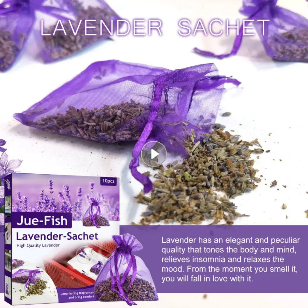 Home Sachet Dried Lavender Fresh Sachet Lemon Lavender Aromatherapy Bag Lavender Wardrobe Air Freshener Home Office Drawer