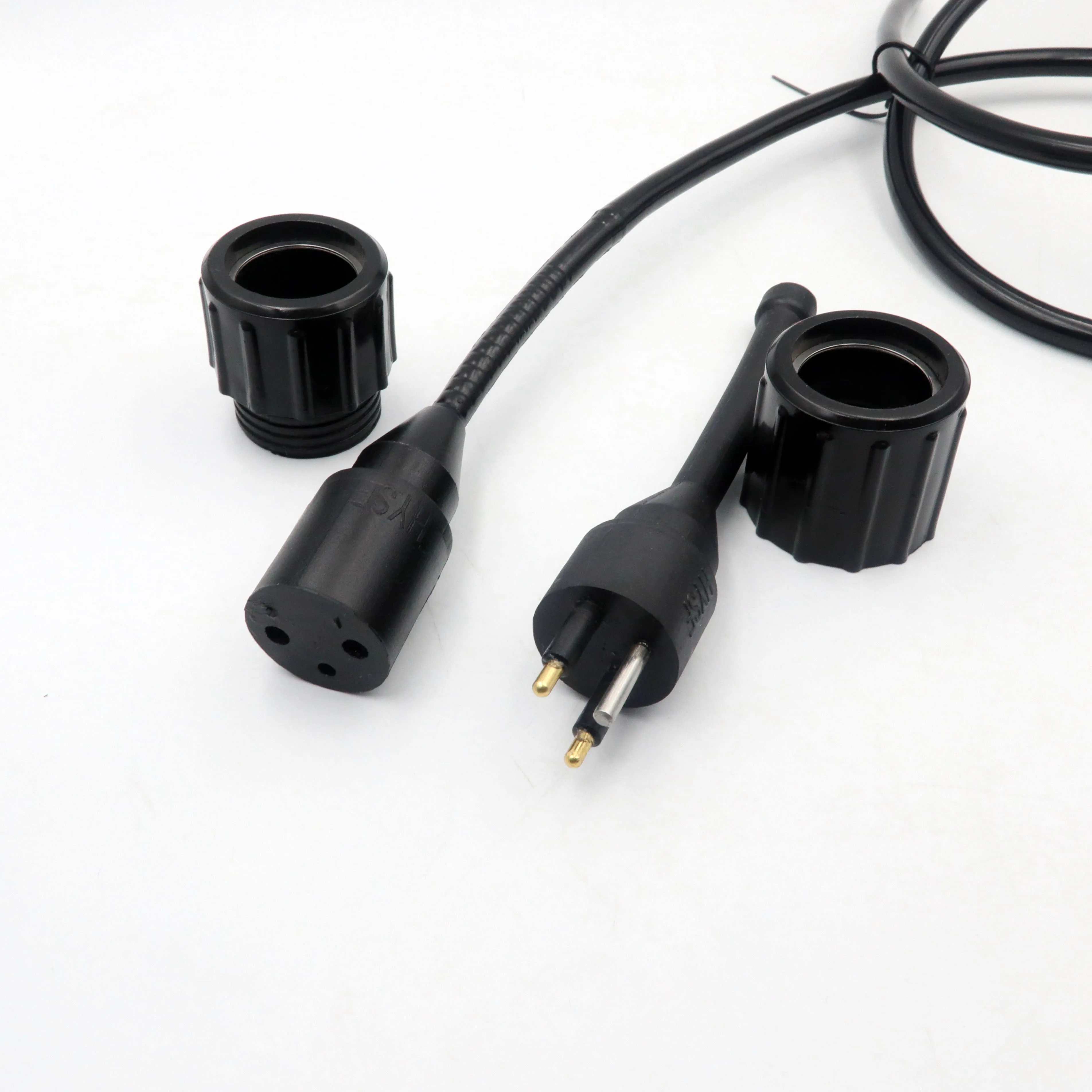 

Waterproof Connector Standard Underwater Connector 2-core Male and Female Pair Plug, Seawater Compatible Cable Waterproof Plug