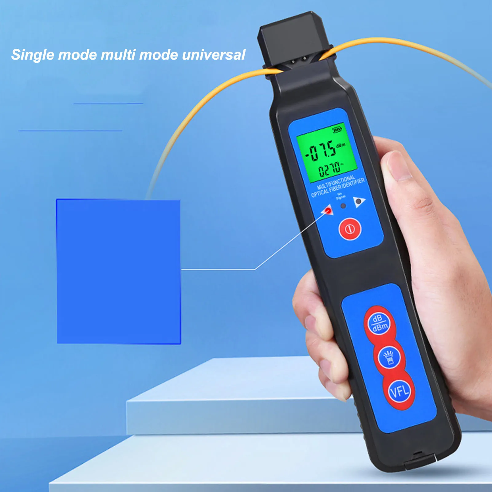 광학 식별기 800‑1700nm VFL 적색광원 10km 범위 270Hz 1KHz 2KHz 광학 테스터 감지기