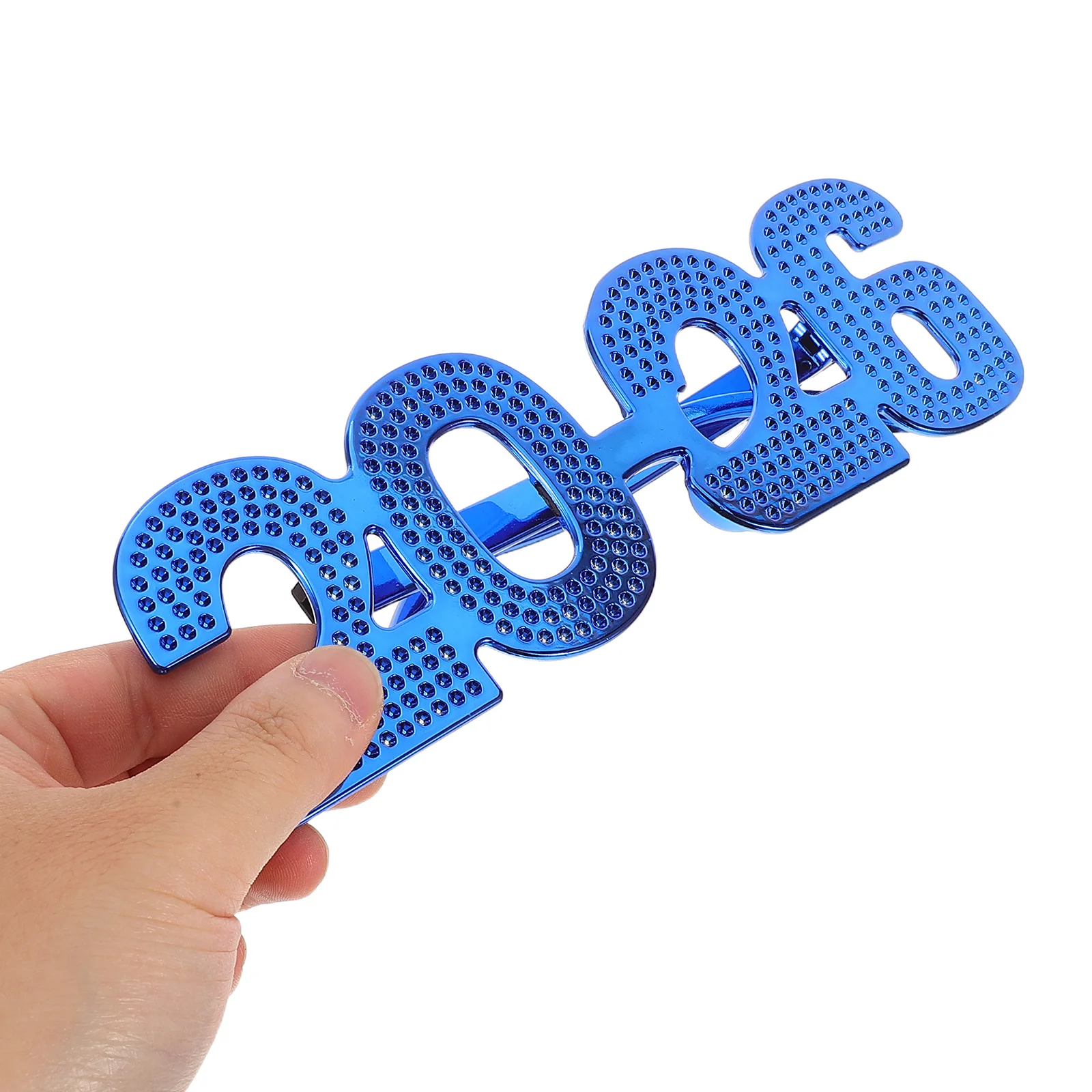 

4pcs Decorative Glasses 2026 Glitter Number Design Lightweight Party Eyewear For New Year Eve Carnival Graduation Festival Props
