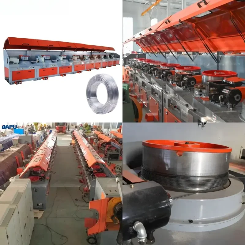 New Fully Automatic Pulley Straight Steel Wire Drawing Machine for Binding Wire Steel Nail Wire Mesh Industry Price