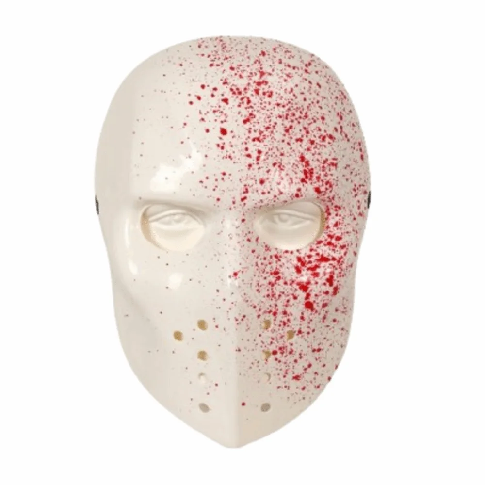 قناع تنكري واقعي للهالوين، قناع حفلة تنكرية مضحك يسمح بمرور الهواء للجنسين، قناع جمجمة دموي مرن للجنسين لعيد الميلاد
