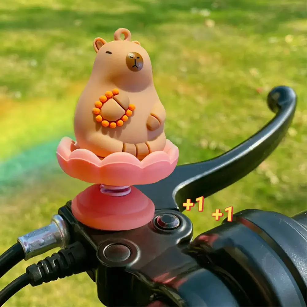 Schud Hoofd Capybara Legering Lente Beeldje Ornament Auto Interieur Thuis Kantoor Motorfiets Accessoires Decoratie Geschenken