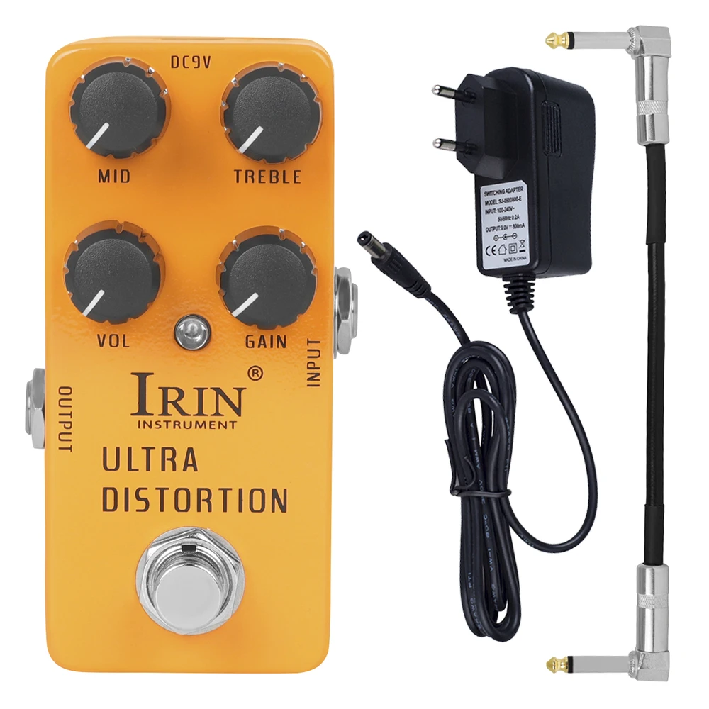 

IRIN RS-17 Electric Guitar Effect Ultra Distortion Effect Pedal True Bypass Mini Single Guitar Pedal Guitar Accessories & Parts