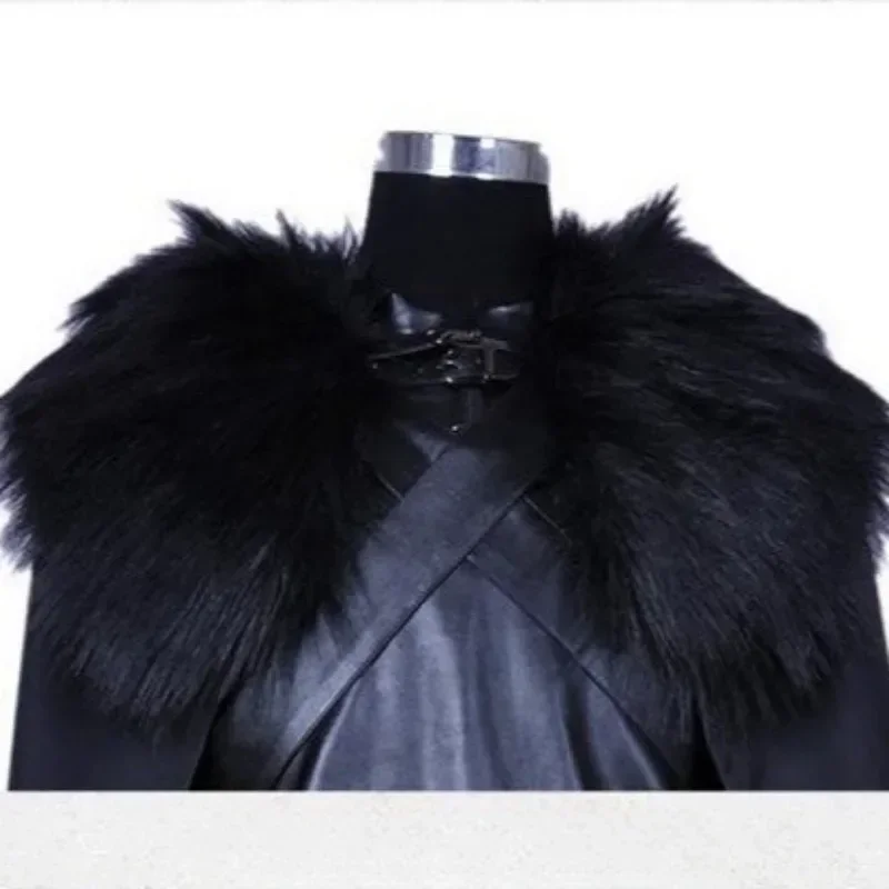 XT8TV جون سنو تأثيري حلي الكبار للجنسين الأسود القتال موحدة البدلة هالوين الزي أداء الحفلات لعب الأدوار @ XT6!