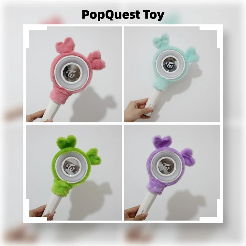 Twice Candy Bong 3 Generation Light Stick Plush Protective Cover Decorative Soft Sleeve For Kpop Concert Fan Cheering