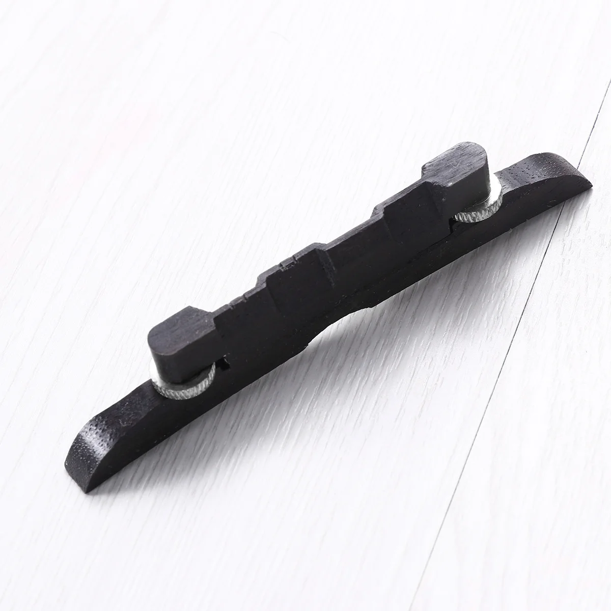 

Adjustable Mandolin Bridge Compensated Ebony Random Color Height Adjustable for Arched-Top Mandolin Best Tone Transmission