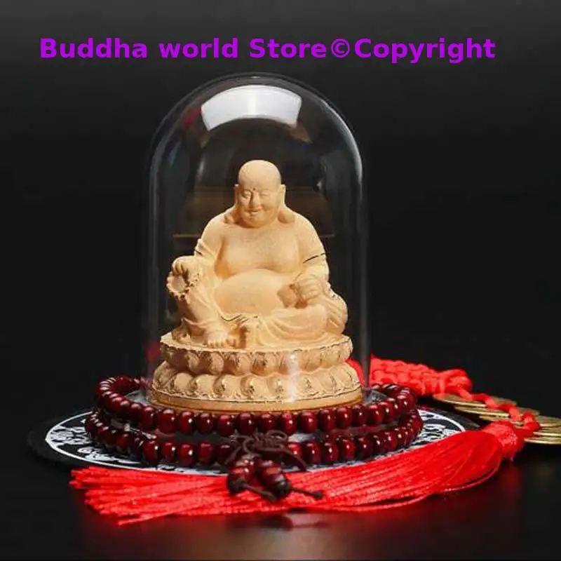 Buddhism Thailand Southeast Asia HOME CAR Patron saint Automobile ornaments golden Maitreya Buddha Buddha statue