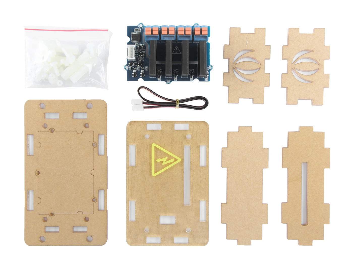 1ชิ้น Grove-4ช่องโซลิดสเตทรีเลย์สี่ช่อง SSR พัฒนา g3mc202p