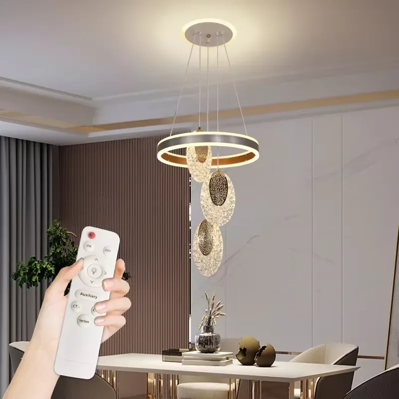 LED Planet Chandelier Modern Style 110V 220V 3CCT Adjustable Height Wireless Control Easy Hanging Installation Unique Design