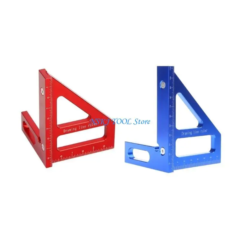 

L8RC Lightweight Durable Aluminum Alloy Ruler for Accurate Measurements in Carpentry