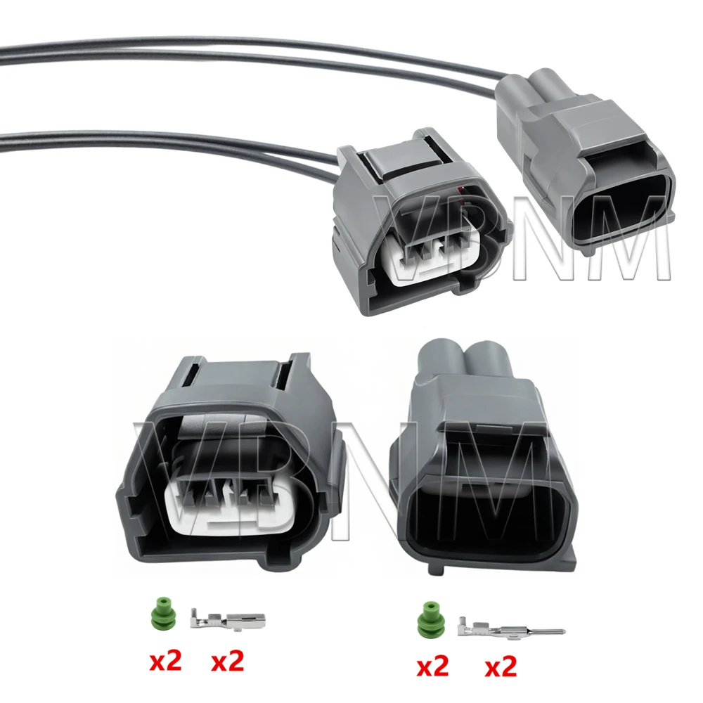 2 Pin 7282-7023-10 7283-7023-10  90980-10947 Auto Socket AC Assembly Crank Sensor Wire Waterproof Plug For Lexus Toyota