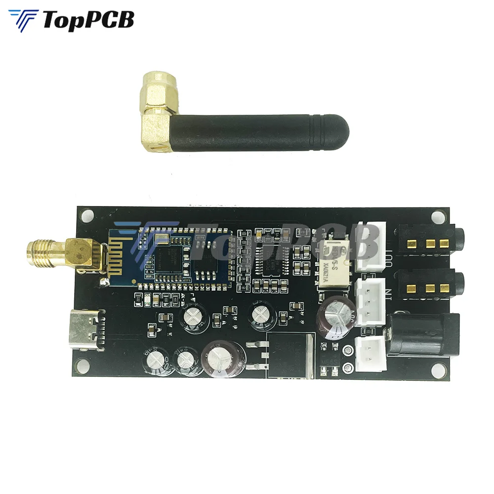 QCC3034 Bluetooth 5.1 bezstratnej płyty dekodującej PCM5102A zmodyfikowany wzmacniacz Audio DIY Zero Noise Support APTX