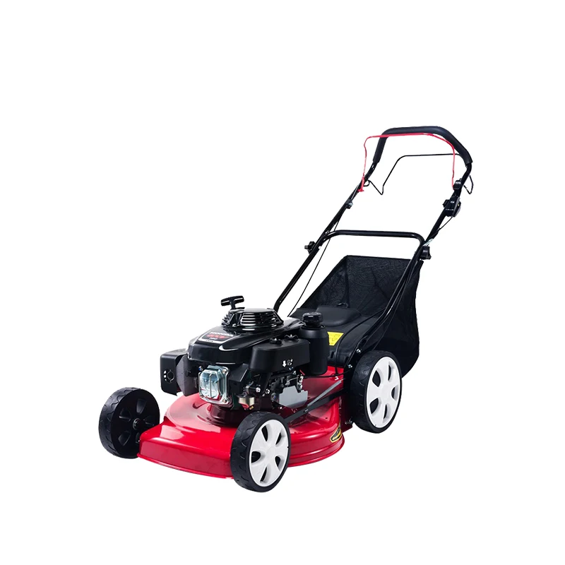 Mowing grass quickly 2 wheel manual classic push gasoline reel lawn mowers