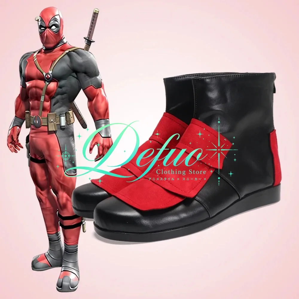 Cosplay Shoes Wade Winston Wilson Boots Props Halloween Party Role Play Custom Made Game
