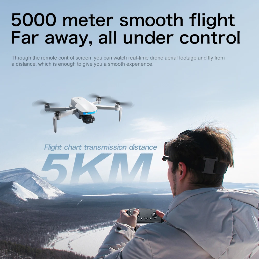 2025 NUEVO S-X1 Mini Drone con Pantalla Grande 3 Ejes Gimbal Anti-vibración Aéreo Brushless Drones 5G GPS 8K HD Cámara EIS RC Quadcopter