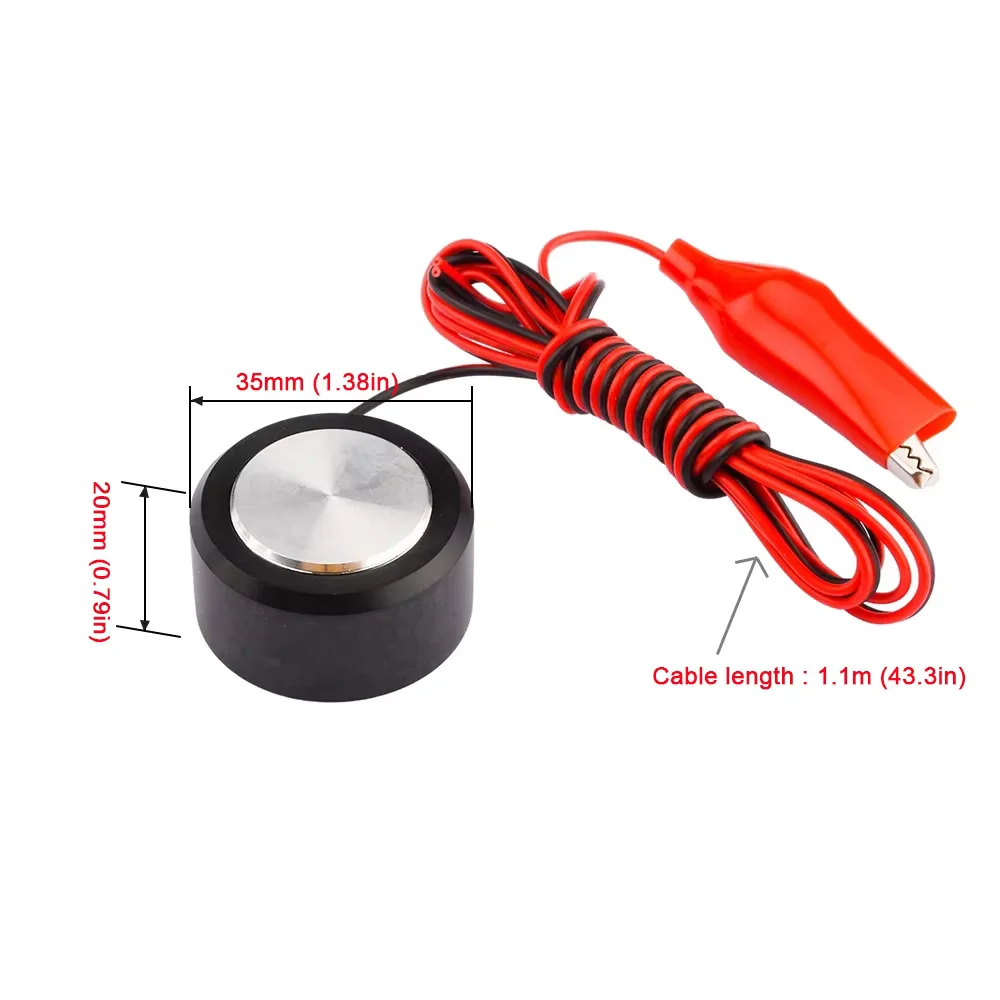 Hoge Nauwkeurigheid CNC Z-as Touch Plate Sonde Waterdicht Oliebestendig Plug Play met EDG Connector en Alligator Clip voor CNC Router