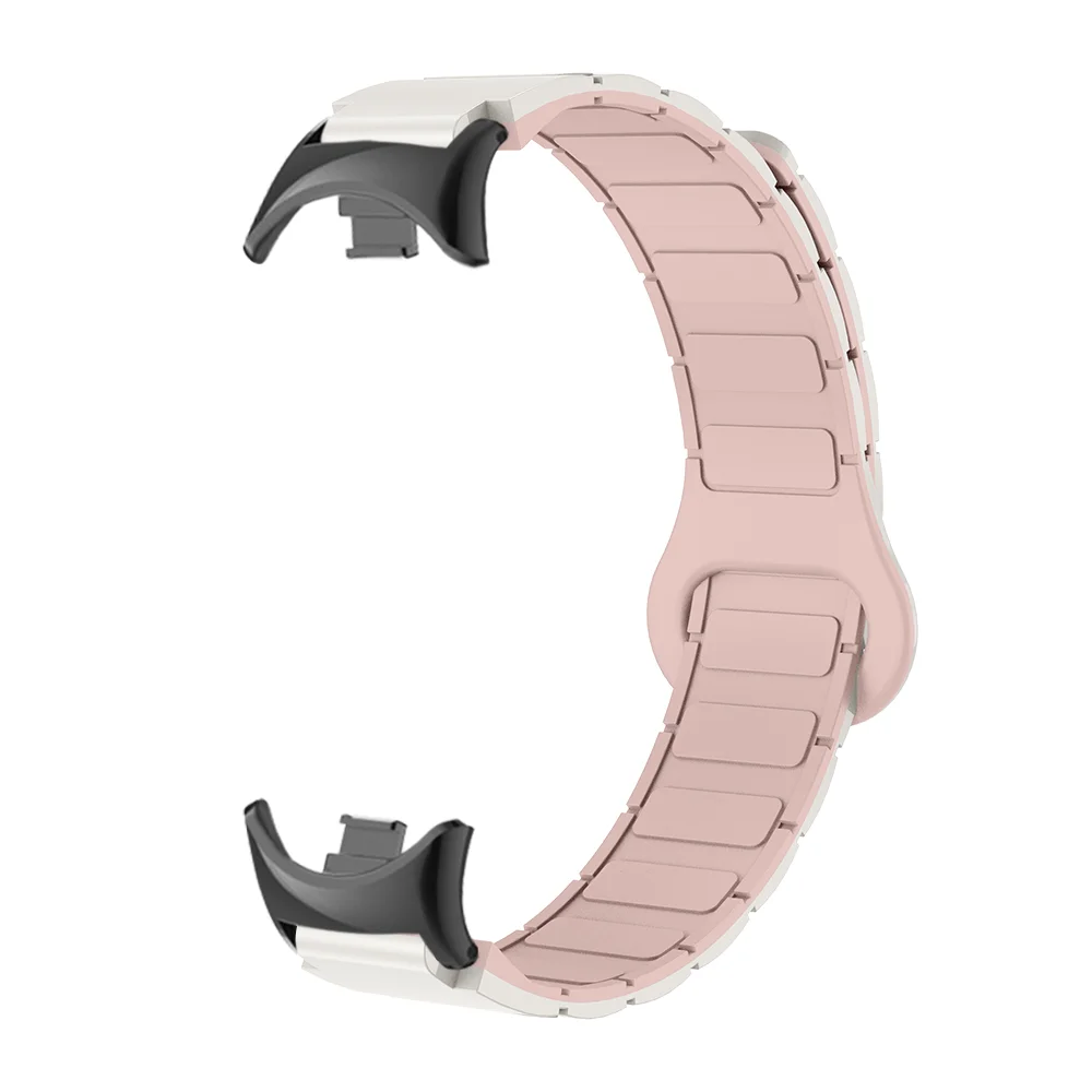 

Quick Release Magnetic Watch Strap For Xiaomi Band 8/8NFC/9/9NFC Armor Style Sweatproof Silicone Band For Men Women Bracelet