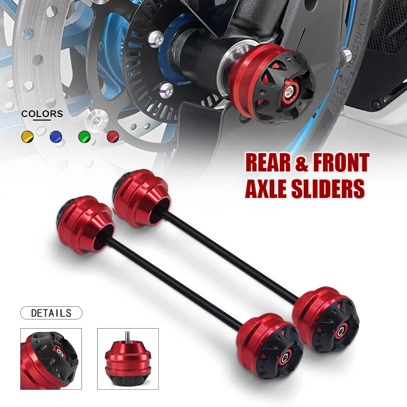 

For CB650R CB650F CB 650R CB 650F 2014-2024 2025 Motorcycle CNC Front Axle Fork Wheel Protector Crash Sliders Pad cb650r cb650f