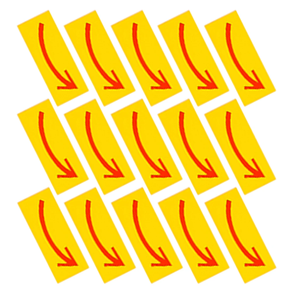 

40pcs Red Arrow Directional Sign Stickers Adhesive Floor Markers For Parking Equipment Waterproof Traffic Safety Signs Decals